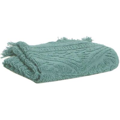 Vivaraise - Zoé - Green-Grey - Serviette de bain - Publicité Vivaraise - Zoé - Green-Grey - Serviette de bain - Publicité