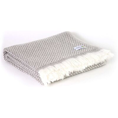 Les jardins de la comtesse - Plaid - Cachemire-laine - Herringbone - Couverture - Publicité Les jardins de la comtesse - Plaid - Cachemire-laine - Herringbone - Couverture - Publicité