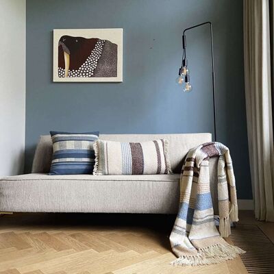 Malagoon Plaid bouclé vue mer multicolore 125x150 Multicolore 125x0x150cm - Publicité Malagoon Plaid bouclé vue mer multicolore 125x150 Multicolore 125x0x150cm - Publicité
