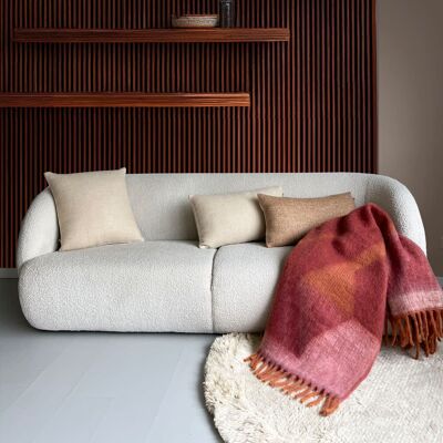 Malagoon Plaid recyclé rouge épicé tendre 125x150 Rouge 150x0x125cm - Publicité Malagoon Plaid recyclé rouge épicé tendre 125x150 Rouge 150x0x125cm - Publicité