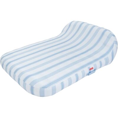Flamingueo Transat gonflable double premium PVC bleu Bleu 135x55x55cm - Publicité Flamingueo Transat gonflable double premium PVC bleu Bleu 135x55x55cm - Publicité