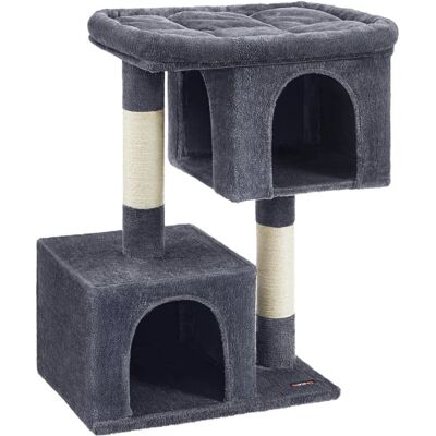 Helloshop26 Arbre à chat colonne 68 x 48 x 101 cm gris Gris 68x101x48cm - Publicité Helloshop26 Arbre à chat colonne 68 x 48 x 101 cm gris Gris 68x101x48cm - Publicité