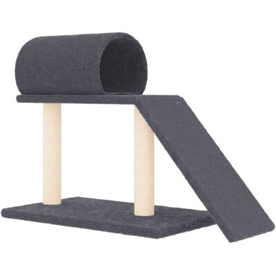 HELLOSHOP26 - Arbre à chats avec tunnel - Gris foncé - 55,5 cm - Publicité HELLOSHOP26 - Arbre à chats avec tunnel - Gris foncé - 55,5 cm - Publicité