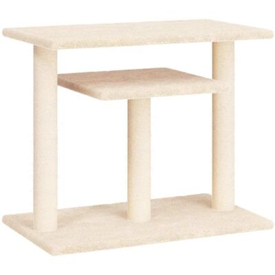 Helloshop26 Arbres à chat avec 60 x 34 x 62 cm crème Beige 60x63x35cm - Publicité Helloshop26 Arbres à chat avec 60 x 34 x 62 cm crème Beige 60x63x35cm - Publicité