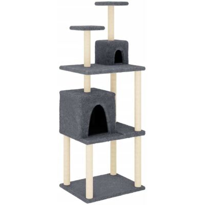 HelloShop26 - Cat Tree Tower - Gris foncé - Arbre à chat - Publicité HelloShop26 - Cat Tree Tower - Gris foncé - Arbre à chat - Publicité
