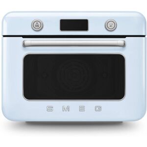 Mini four vintage combiné vapeur bleu azur smeg Bleu 50x40x51cm
