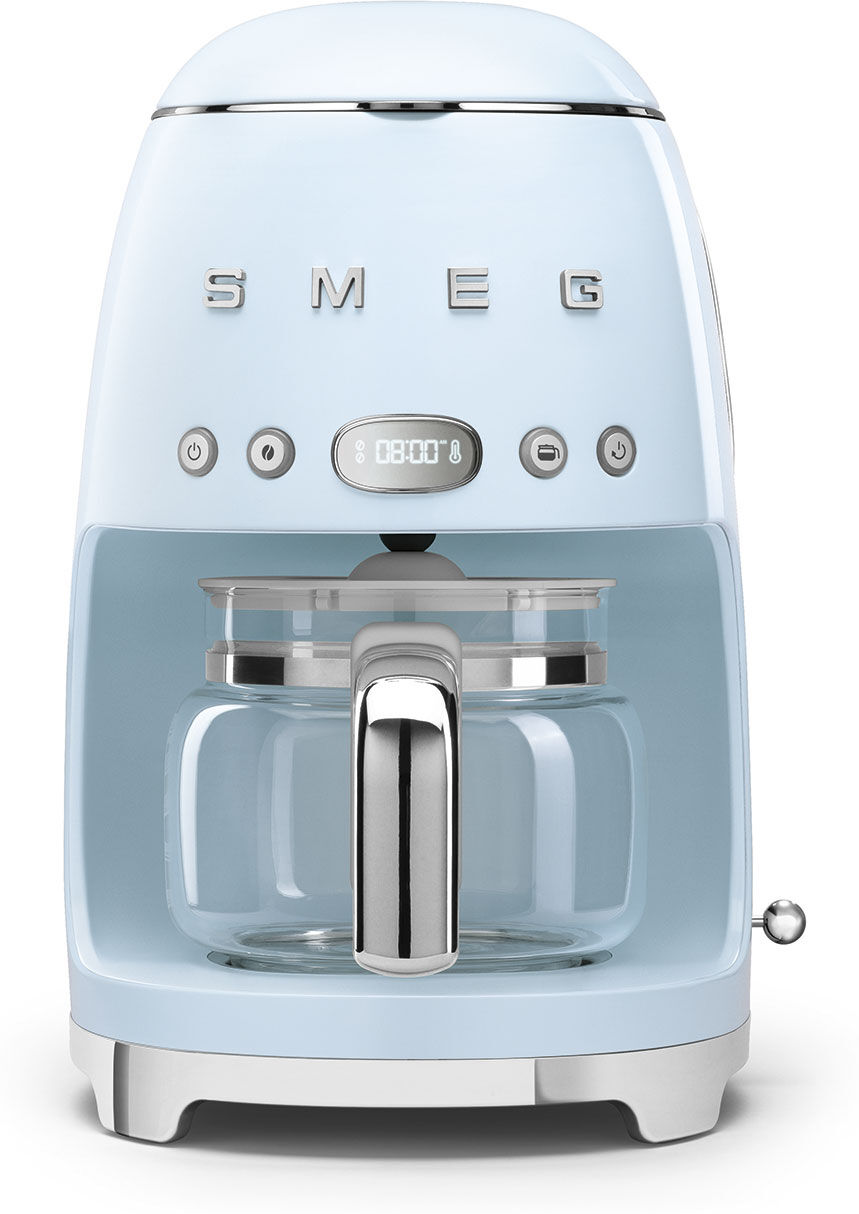 Smeg Machine à café filtre 1,4 l bleu en inox H36.1 Bleu 26x36x25cm