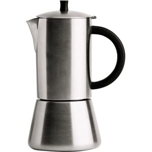 cristel Cafetière italienne induction 10 tasses en inox brossé 10cm Argent 17x26x15cm