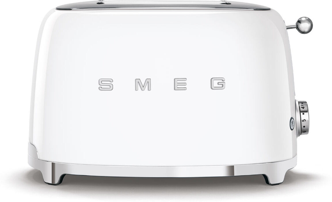 Smeg Toaster 2 tranches blanc en acier H19.8 Blanc 1x20x31cm