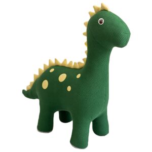 Crochetts Maxi dinosaure Dina en peluche siège en 100% coton vert Vert 29x78x103cm