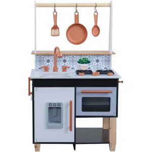 KidKraft Cuisine enfant artisan Noir 60x69x50cm