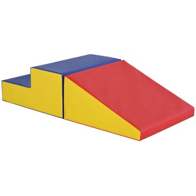 Homcom Parcours motricité bébé modulable polyuréthane et epe multicolore Multicolore 50x25x50cm - Publicité Homcom Parcours motricité bébé modulable polyuréthane et epe multicolore Multicolore 50x25x50cm - Publicité
