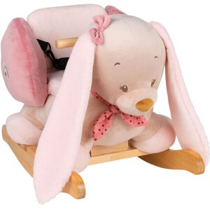 Nattou Bascule Pauline lapin Rose 65x50x36cm