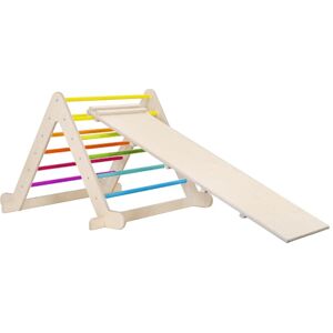 Lignea Kids Triangle arc-en-ciel Montessori Multicolore 84x6x85cm