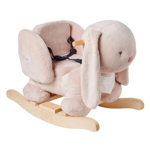 Nattou Bascule Pomme le lapin Rose 63x46x33cm