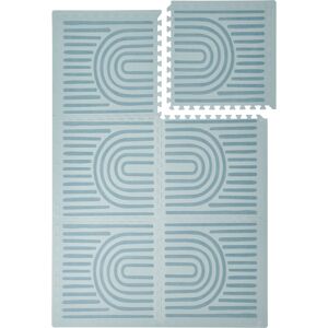 ToddleKind Tapis de jeu puzzle en mousse éco-responsable bleu 120x180cm Bleu 120x1x180cm