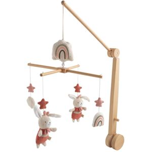 Sauthon Mobile musical en bois avec jouets en coton Rose 57x35x7cm - Publicité Sauthon Mobile musical en bois avec jouets en coton Rose 57x35x7cm - Publicité