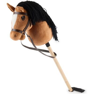 Bieco Cheval bâton renard 76 cm avec bride Orange 76x13x34cm - Publicité Bieco Cheval bâton renard 76 cm avec bride Orange 76x13x34cm - Publicité