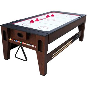 Billard Air Hockey Cougar Duo Reverso Marron 217x81x107cm