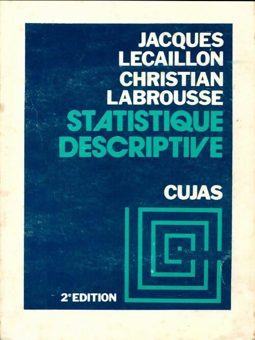 Christian Lecaillon Statistique descriptive - Christian Lecaillon - Livre