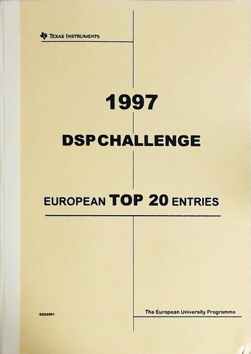 Collectif 1997 DSP Challenge. European Top 20 entries - Collectif - Livre