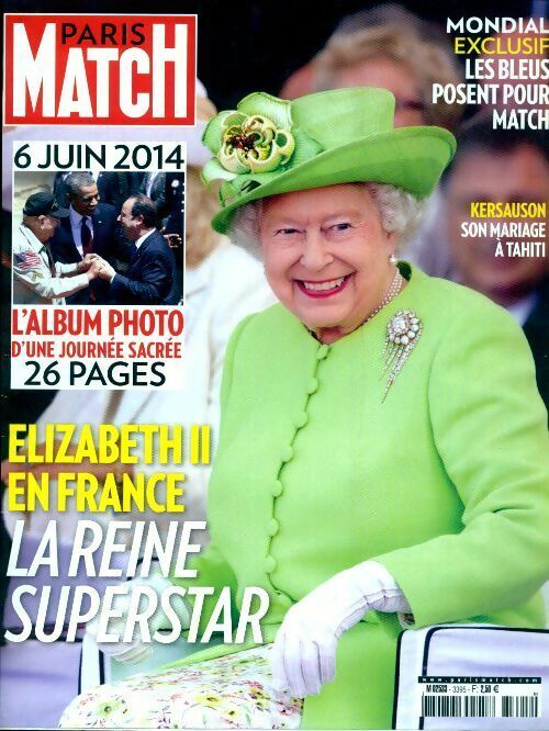 Collectif Paris Match n�3395 : Elisabeth II en France - Collectif - Livre