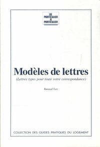 Modèles de lettres - Renaud Turc - Livre