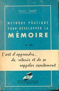 Méthode pratique pour développer la mémoire - Paul-Clément Jagot - Livre