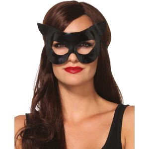 LegAvenue Masque de Chat en Vinyl Noir