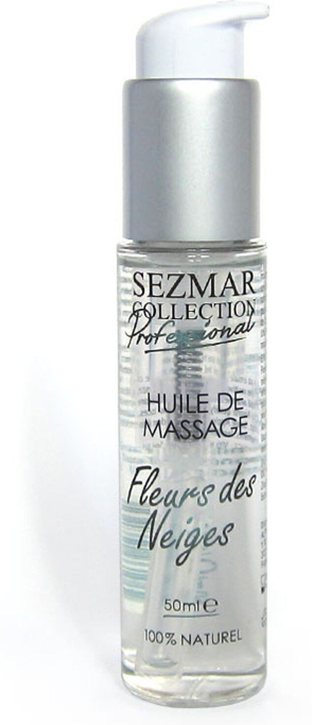 Sezmar Huile de massage professionnelle Fleurs des Neiges 100% naturelle 50 ml