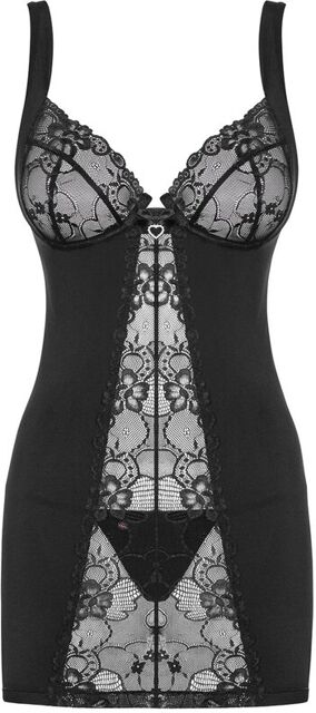 Nuisette Heartina Noir Noir
