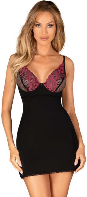 Rosenty nuisette et string - Noire Noir