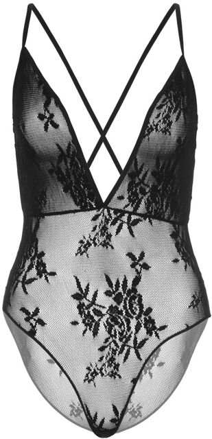 Body Deep V floral Noir