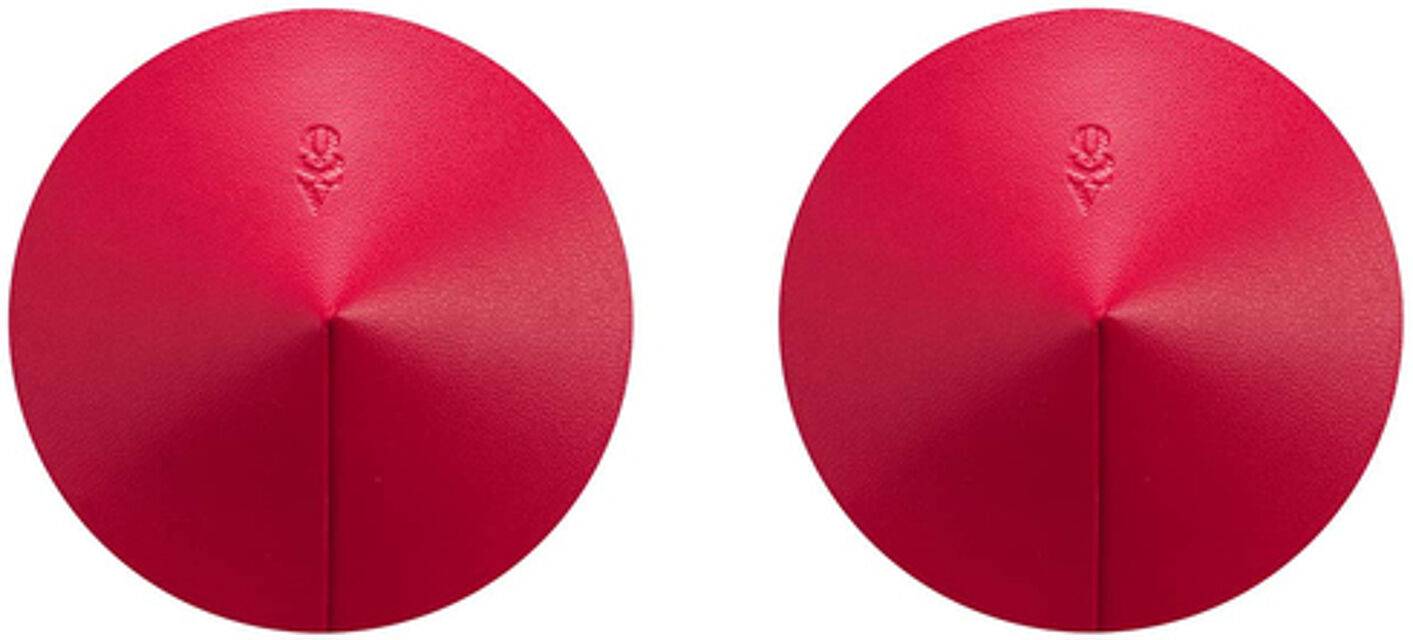 Sublimie paire de cache-tétons rouges PREMIUM Rouge