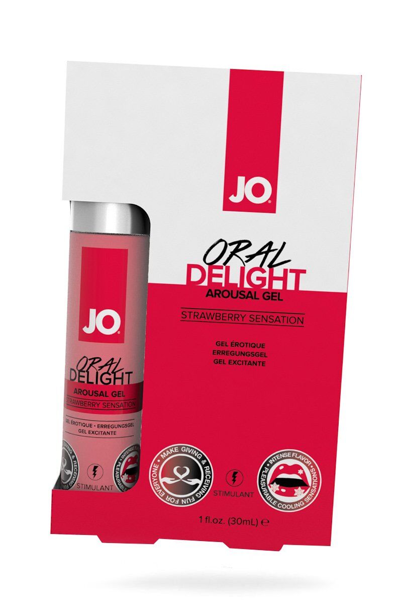 System JO Gel Stimulant Oral Delight Fraise