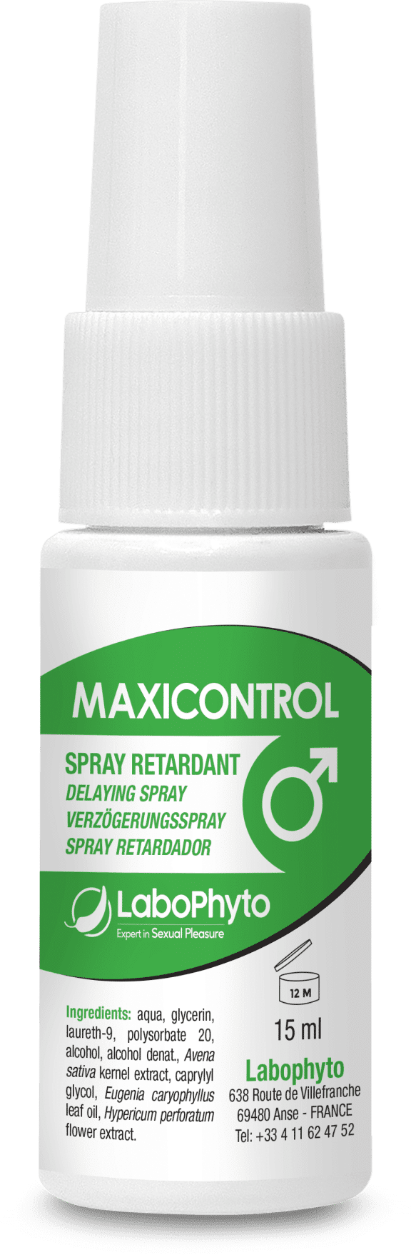 Labophyto Maxi Control Spray Retardant l'Éjaculation - 15 ml