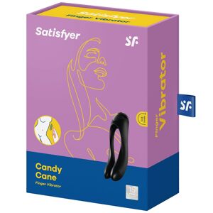 Satisfyer Candy Cane Vinger Vibrator Noir