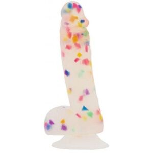 Addiction Godemiche confetti Party Marty - 19 cm