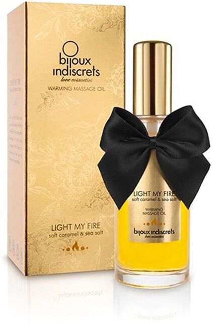 Huile de massage embrassable Chauffante - Caramel Doux