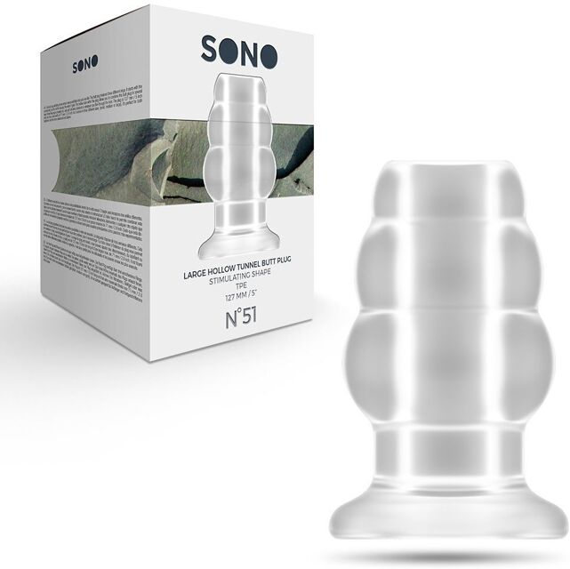 Nº51 Plug Tunnel Transparent Large