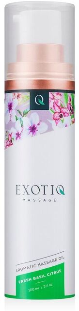 Huile de massage basilic aux agrumes - 100 ml