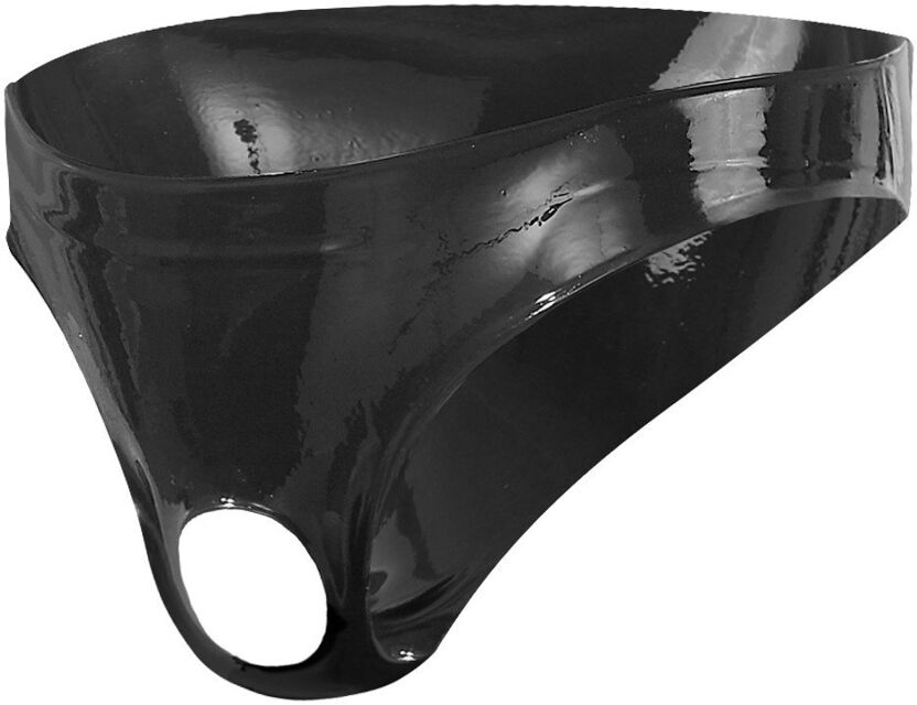 Slip ouvert pour homme en latex
