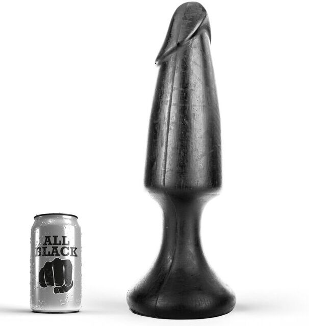 bouchon tout noir anal 35cm