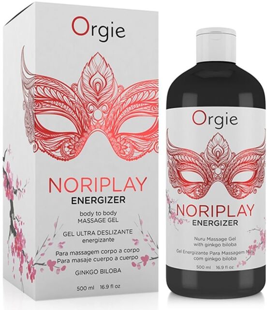 noriplay energizer gel glissant ultra glissant pour massages 500 ml