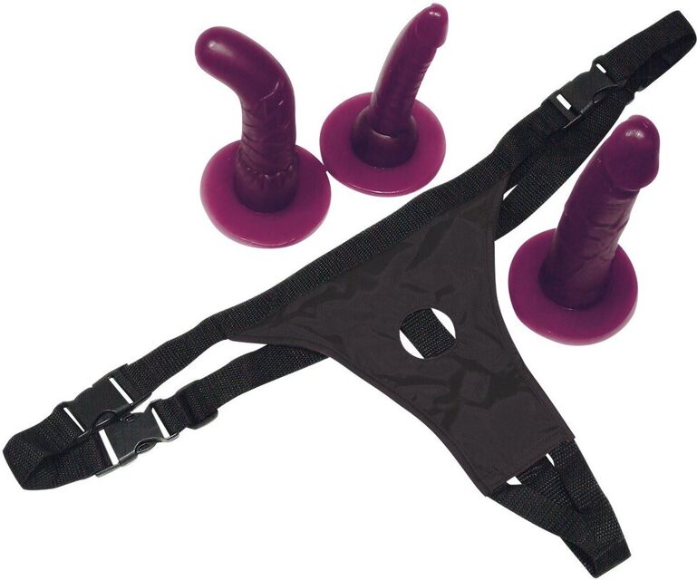 Coffret 3 godes ceinture pourpre Bad Kitty