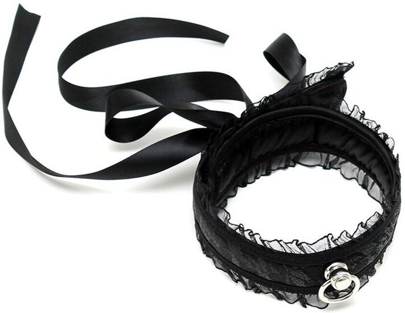 Collier Satin - Noir