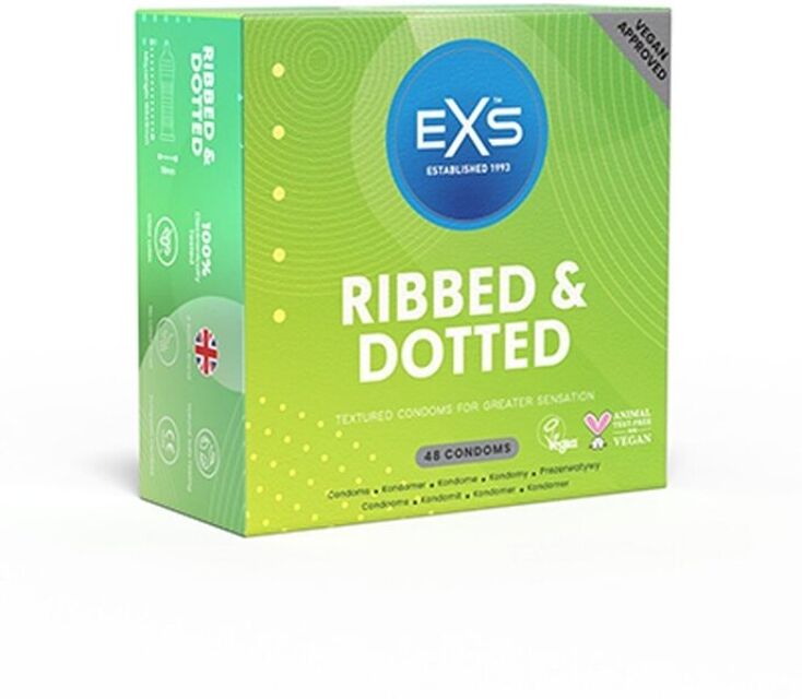 Ribbed and Dotted Retail Pack - 48 pcs