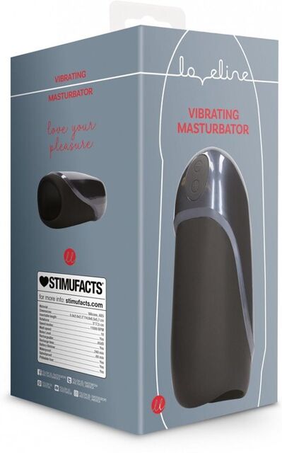 Masturbateur Sleeve USB rechargeable - Licorice Black