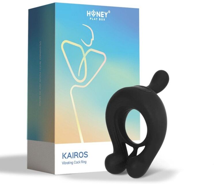 Kairos Anneau vibrant 3 points - Noir Noir