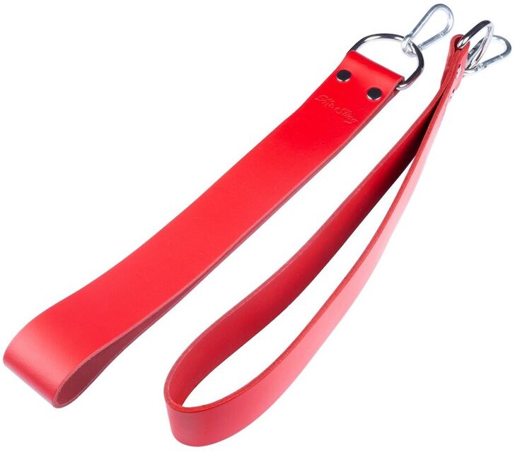 Lot de 2 supports Pieds pour Sling en Cuir Rouge